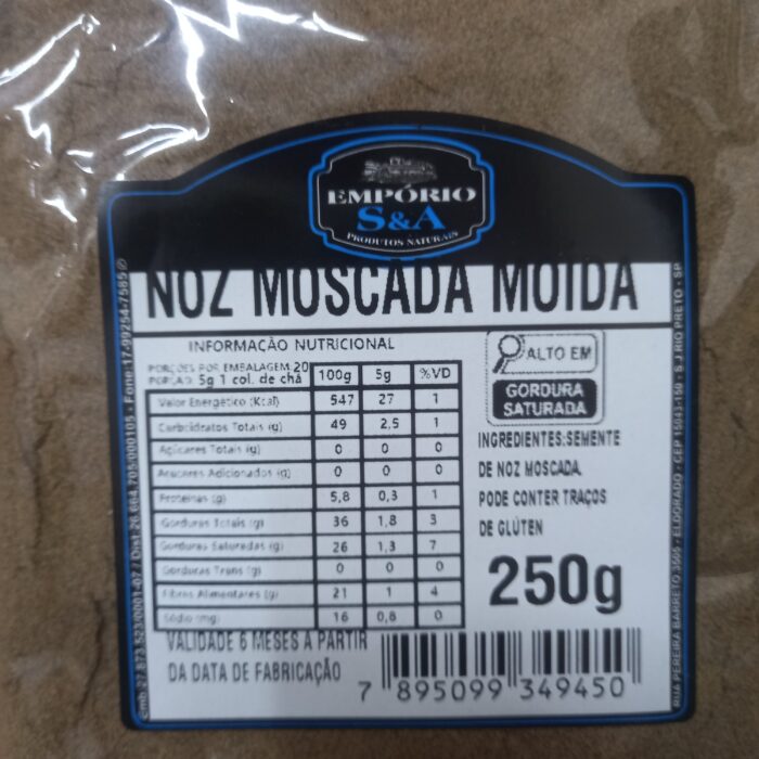 Noz moscada moída 250g