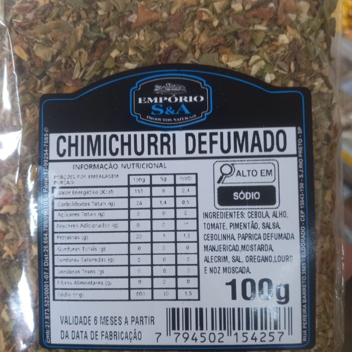 Chimichurri defumado 100g